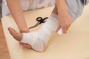 Unna boot ulcer