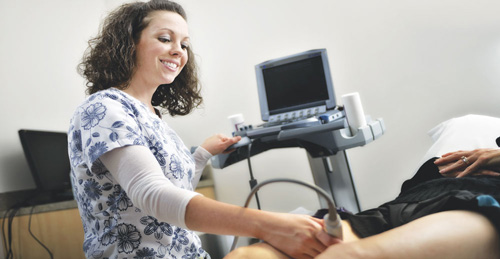 Ultrasound vein exam