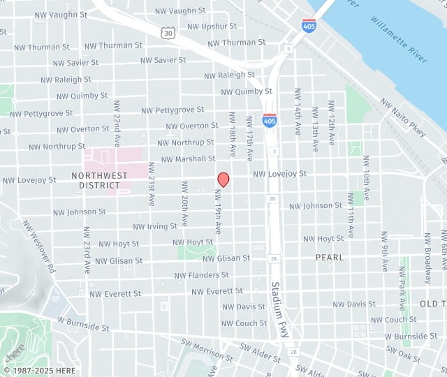 Location Map: 911 NW 18th Avenue Portland, OR 97209