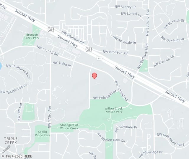 Location Map: 1700 NW 167th Pl Beaverton, OR 97006